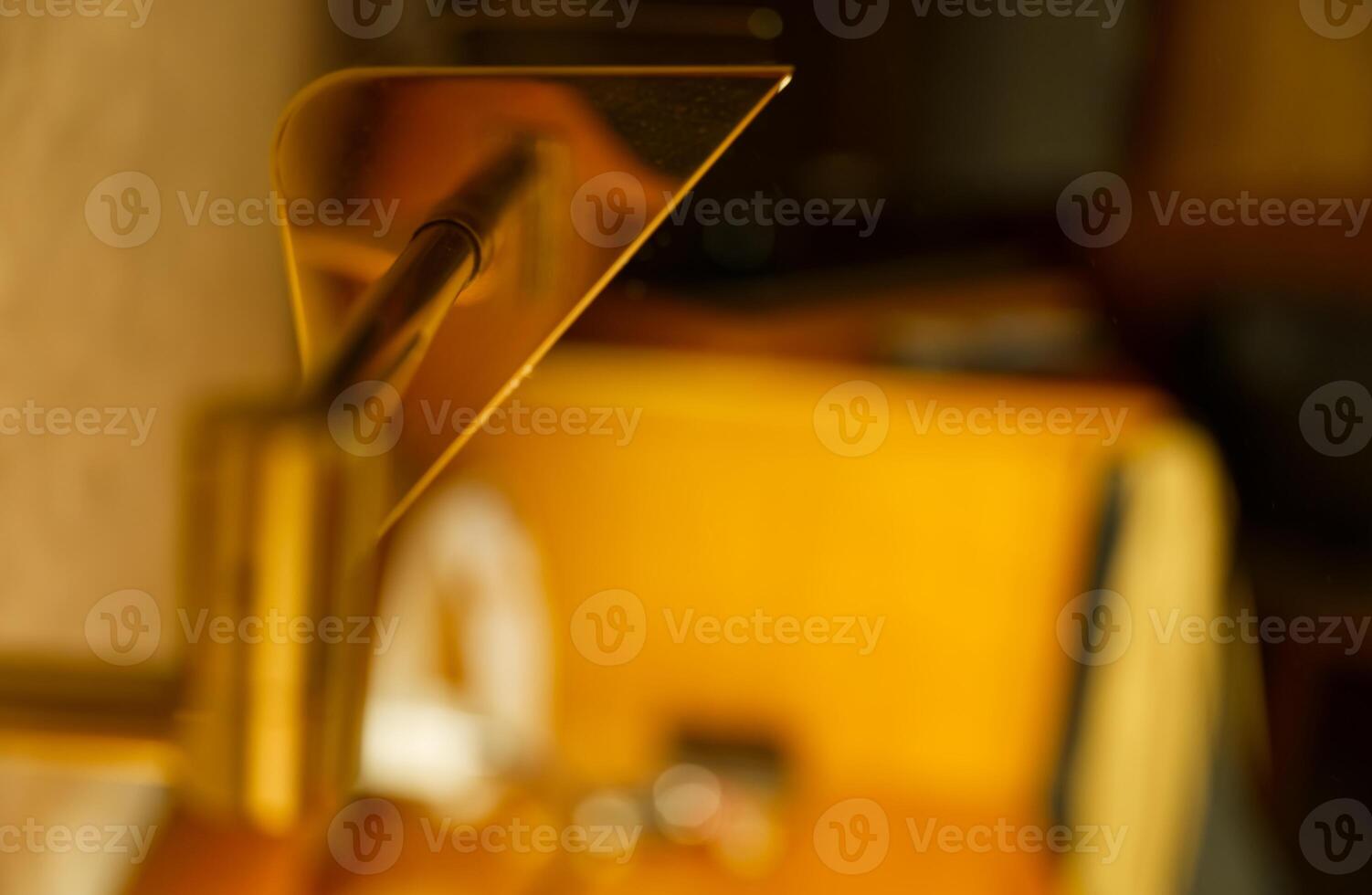 Elegant Golden Handle Close-Up photo
