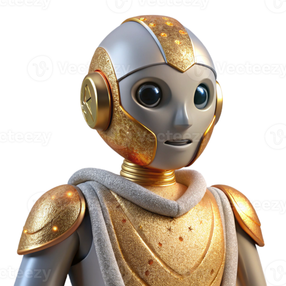 serene traditional Robot Humanoid Artificial Intelligence Transparent for Robotics authentic png