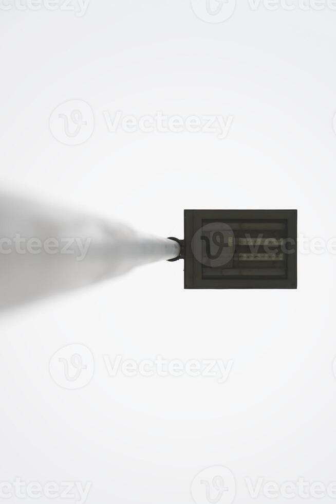Top-Down View of a Street Lamp photo