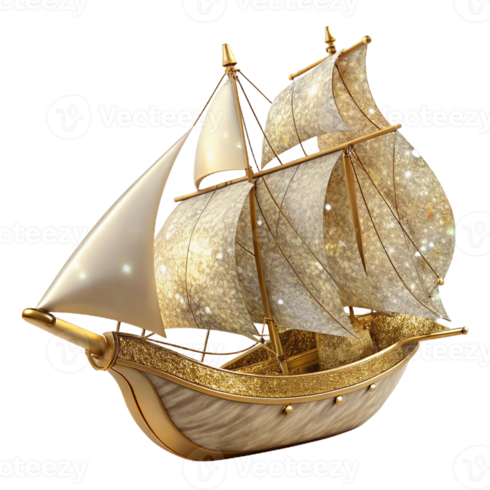 dramatic modern Sailing Ship Silhouette Transparent Background for Nautical Designs exclusive png