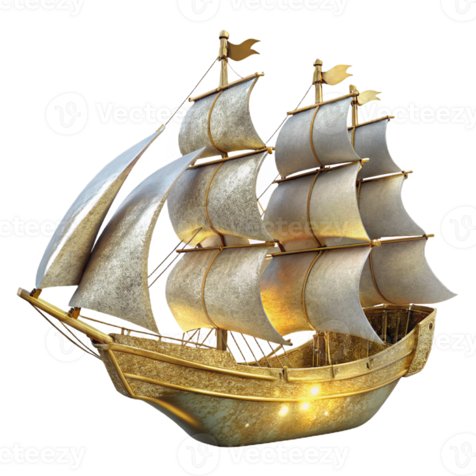 impressive traditional Sailing Ship Silhouette Transparent Background for Nautical Designs genuine png
