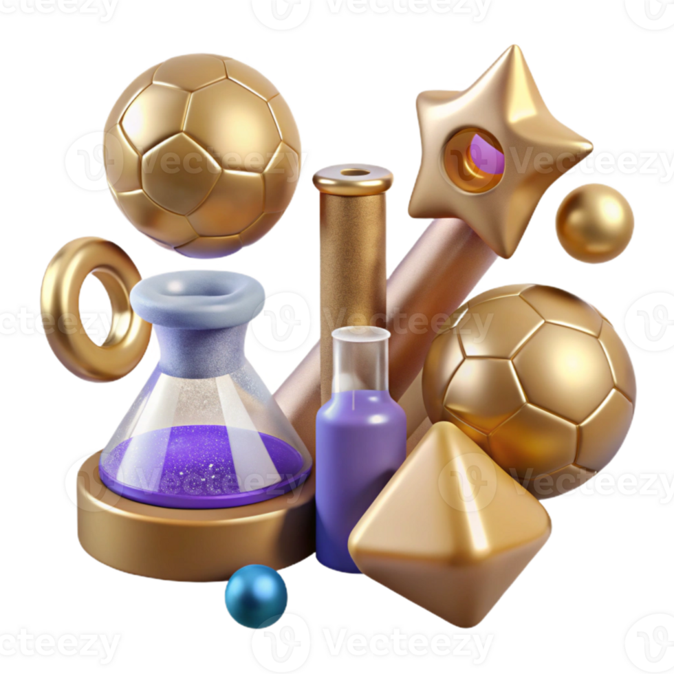 stunning classic Science Clipart Set Cutout for Educational Graphics premium png