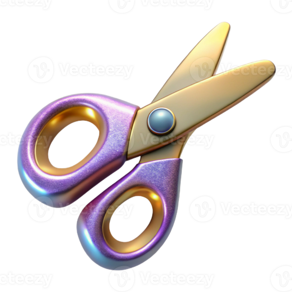 impressive artistic Scissors Cutting Tool Office Supply Isolated for Craft Store authentic png