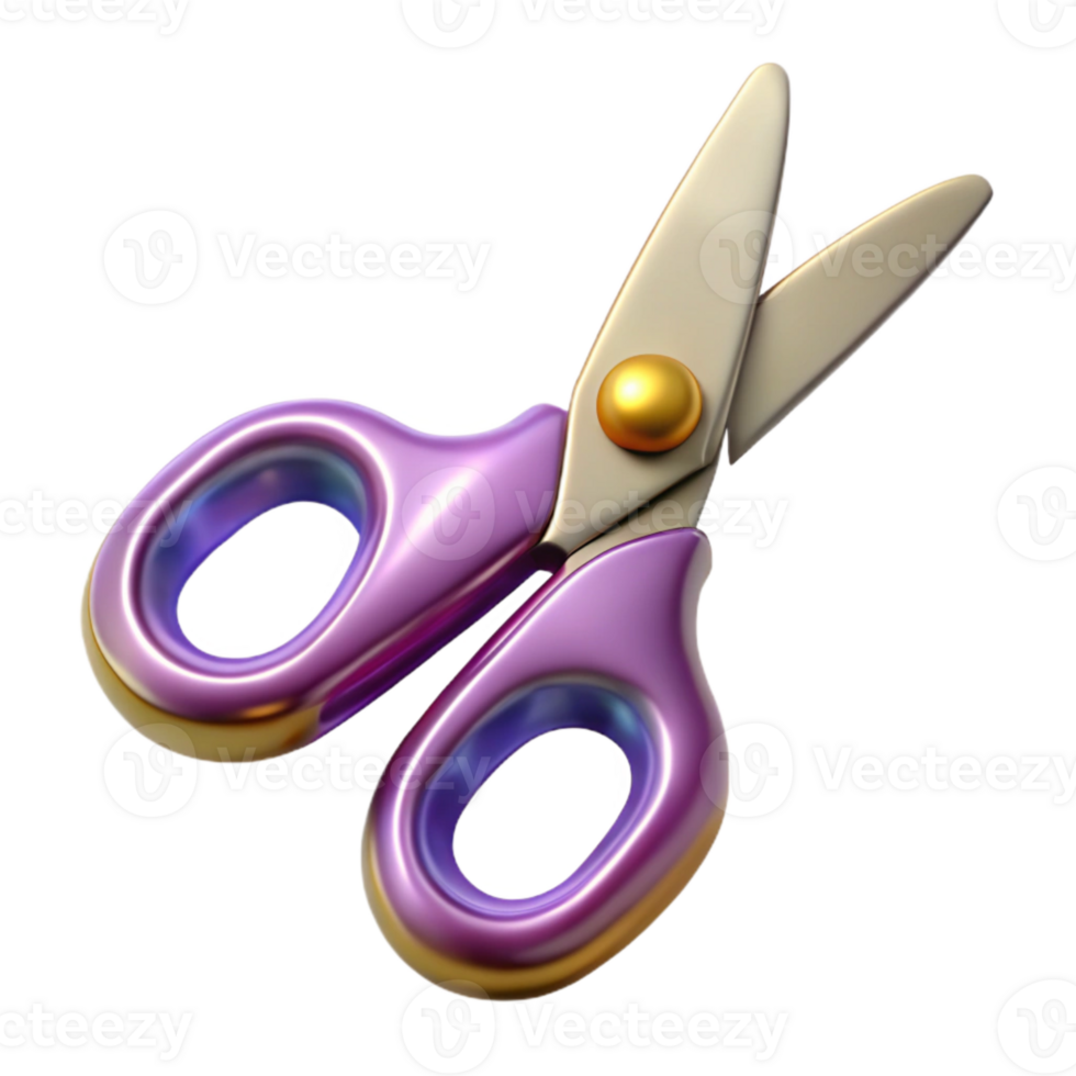 elegant contemporary Scissors Cutting Tool Office Supply Isolated for Craft Store high quality png
