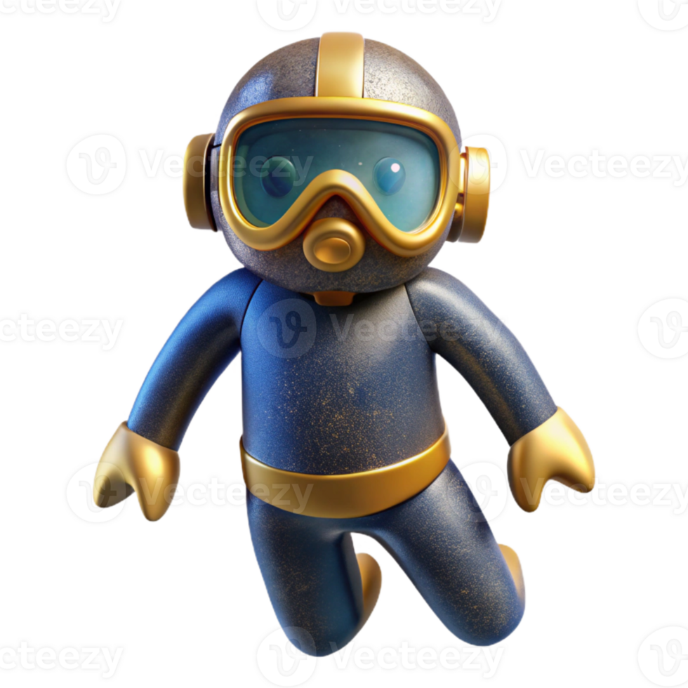 stunning modern Scuba Diver Silhouette Isolated Cutout for Underwater Exploration exclusive png