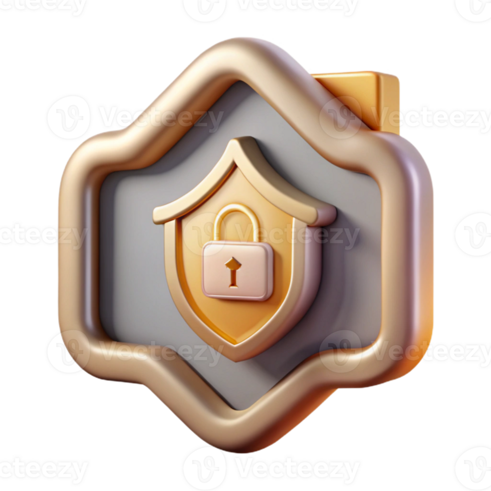 vibrant classic Smart Home System Security Icon Cutout for Cyber Security Experts high resolution png