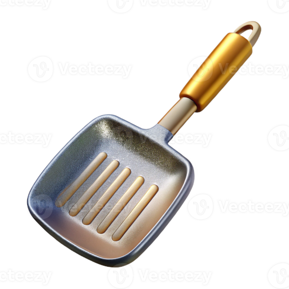 magnificent artistic Spatula gold Kitchen Utensil Isolated for Cooking Graphics high quality png