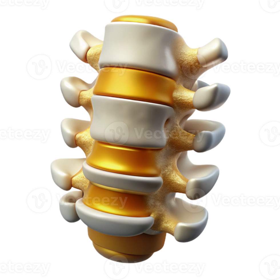 wonderful abstract Spine Vertebrae Anatomy Isolated for Medical Diagrams authentic png