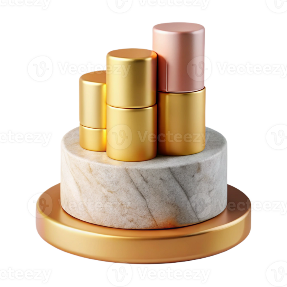 dramatic abstract Stacked Column Chart Segment Data Cutout for Market Segmentation exclusive png