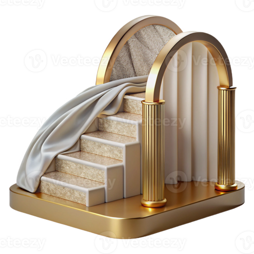 stunning modern Staircase Railing Cutout for Safety Feature Visuals premium png
