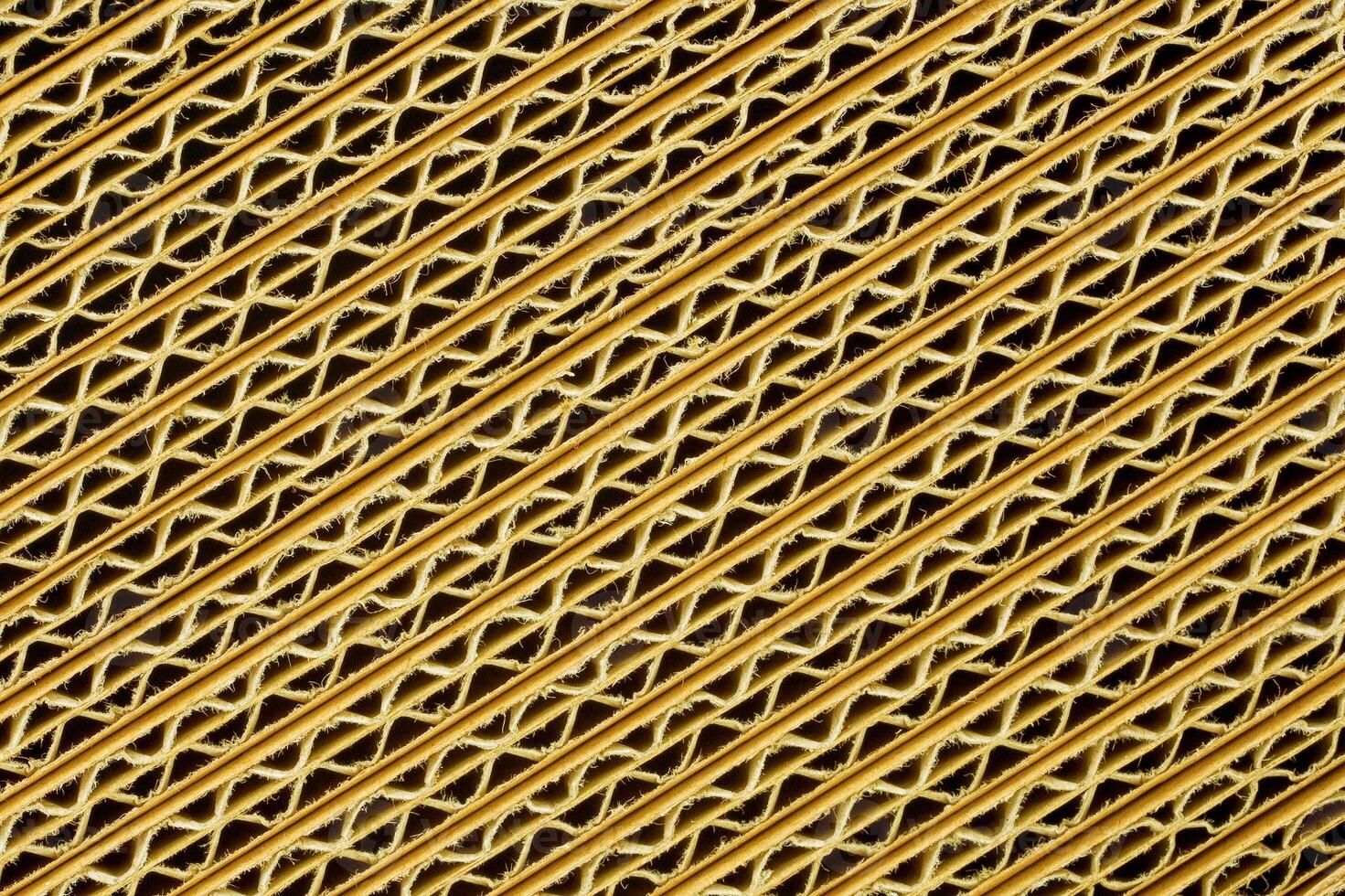 Yellow cardboards a background or texture photo