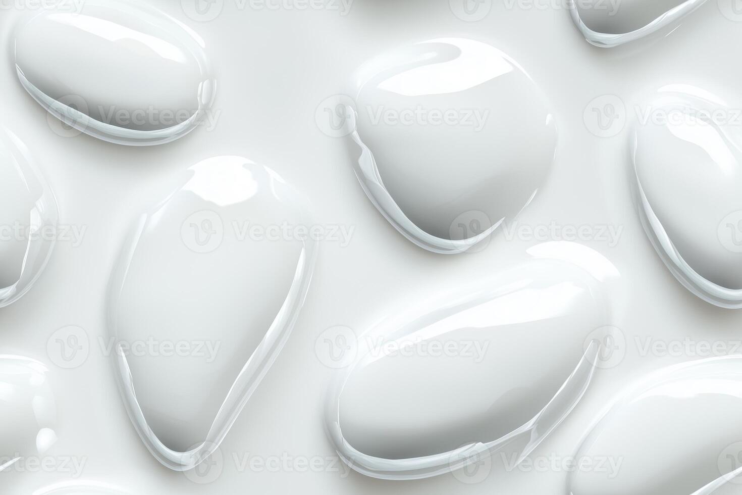 A white background with many different shapes photo