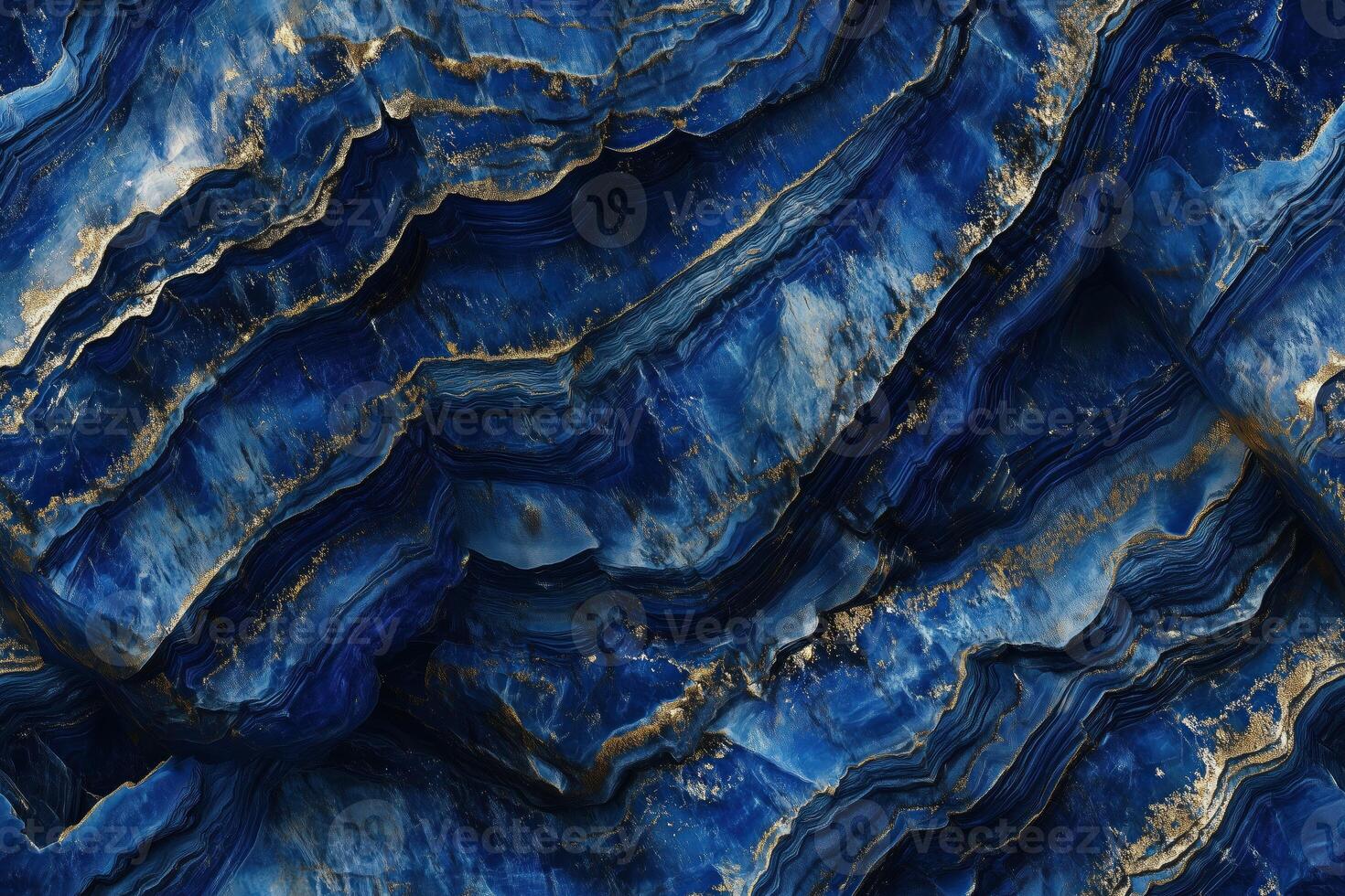 Blue and gold marble background with a gold and blue pattern photo