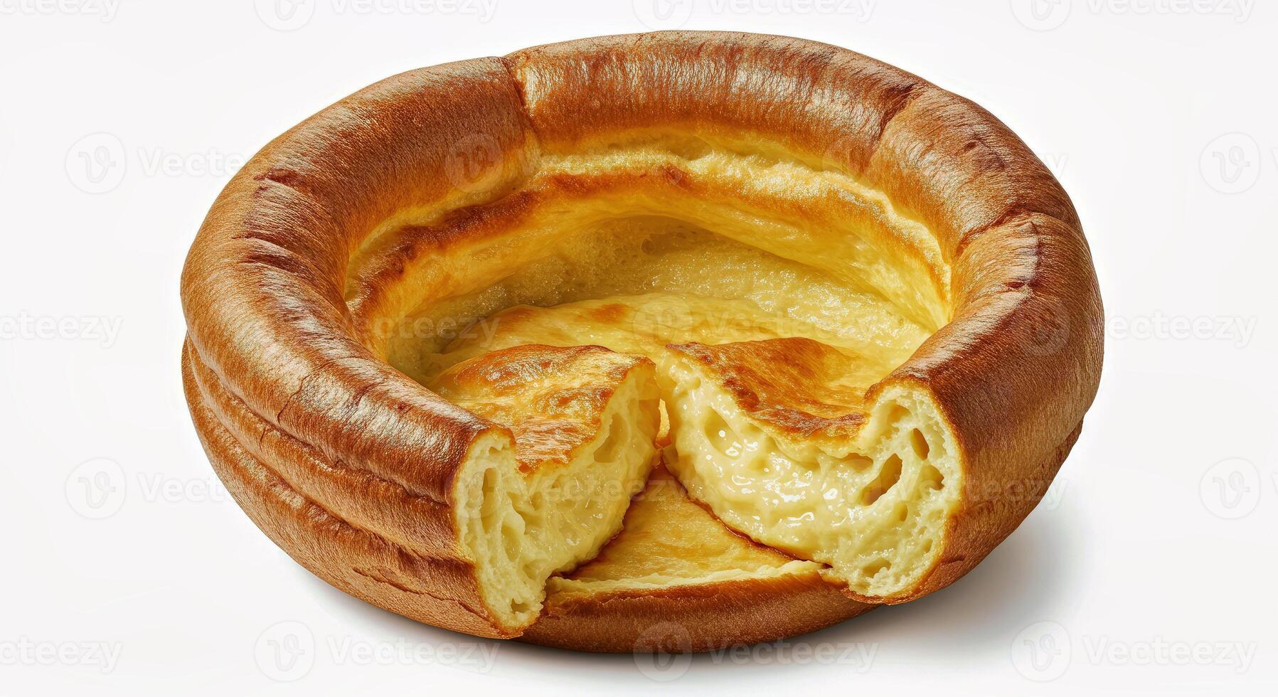 A yorkshire pudding with a hole in it photo