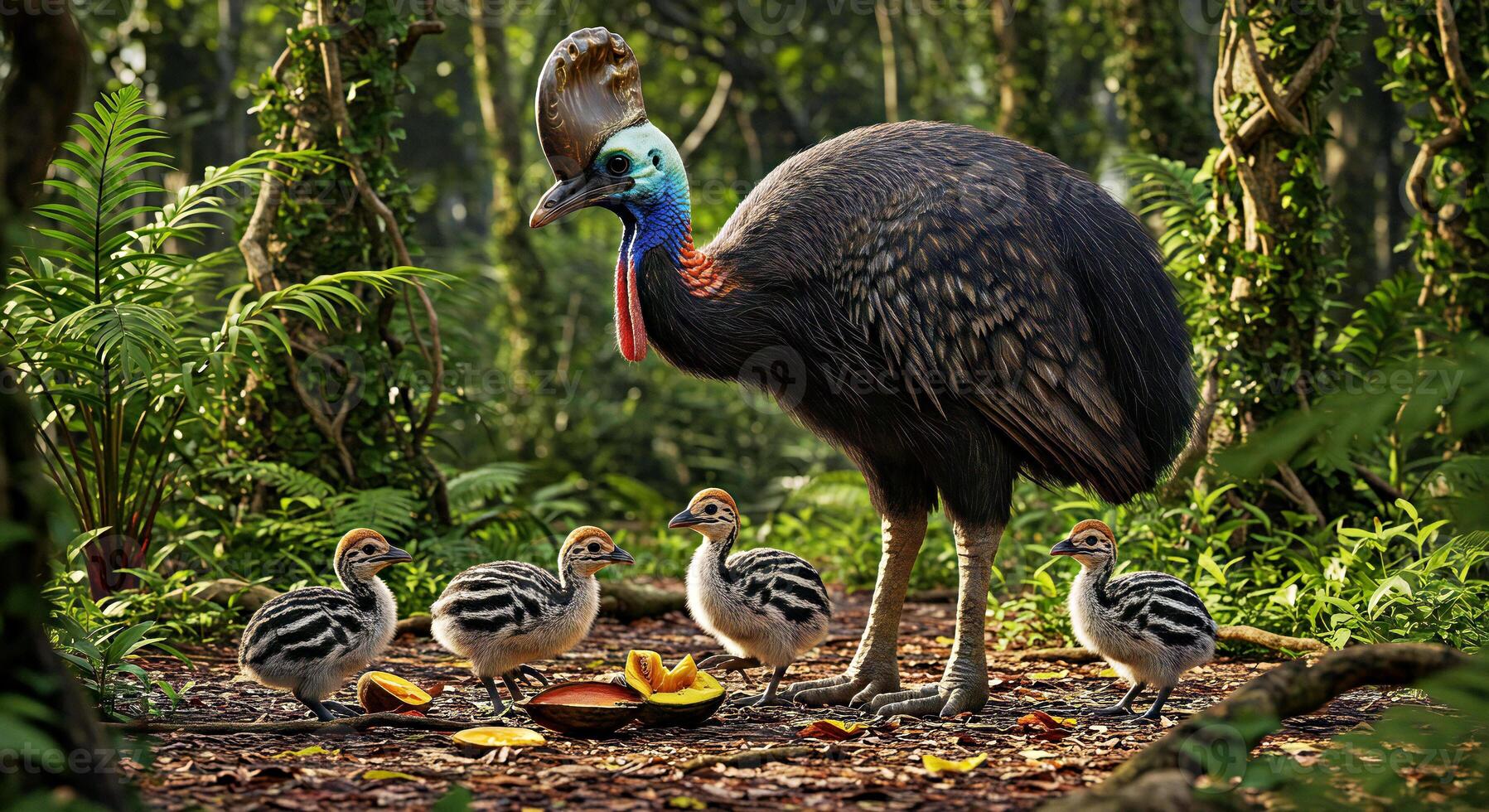A large bird with a long neck and a long beak photo