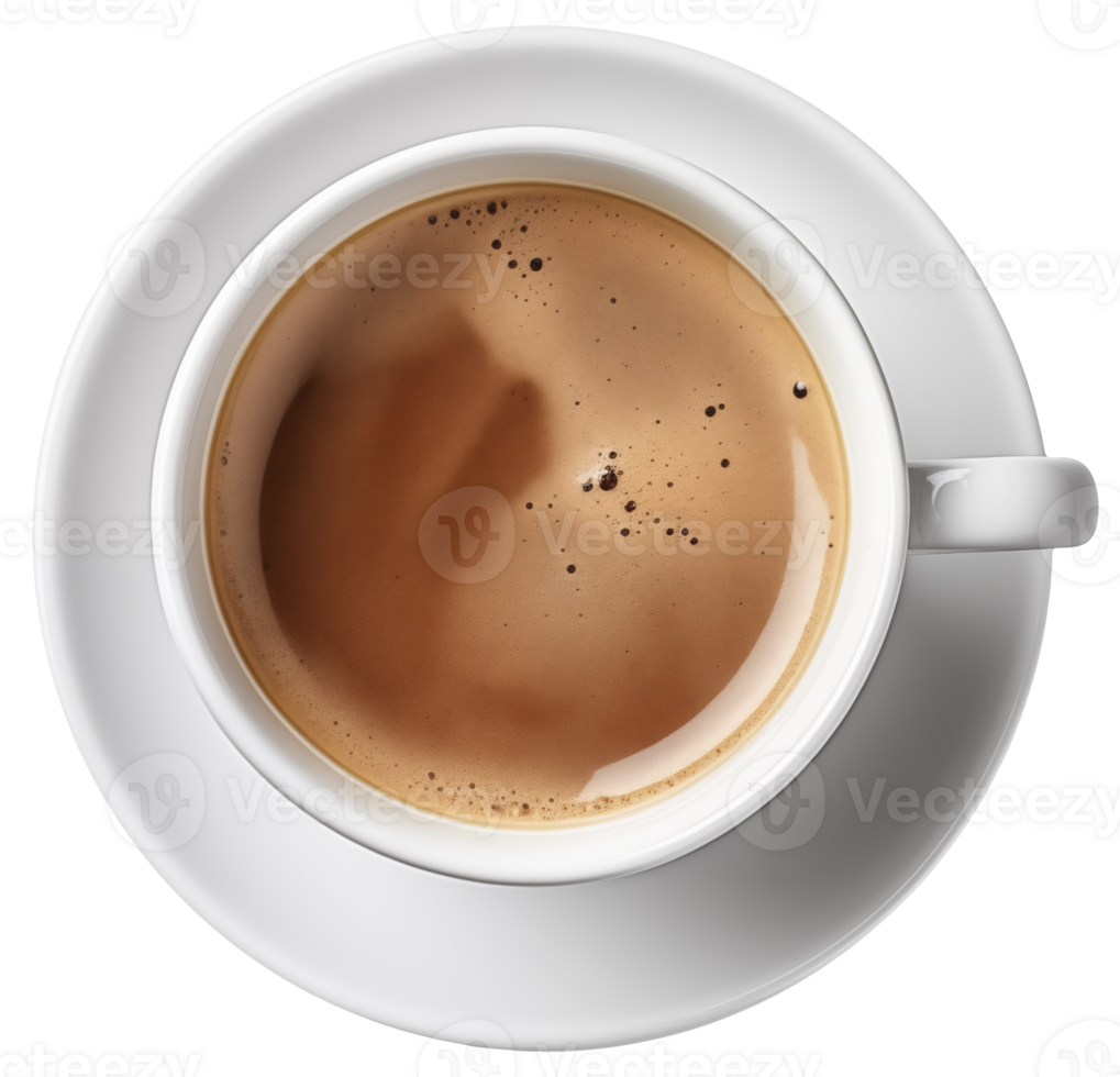 Perfect morning brew with latte design png