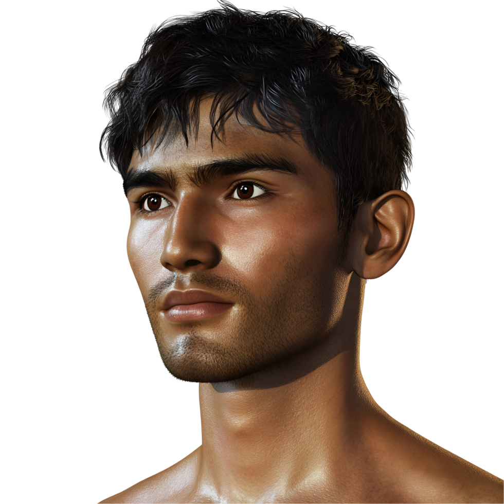 Close-Up Human Face Transparent Background png