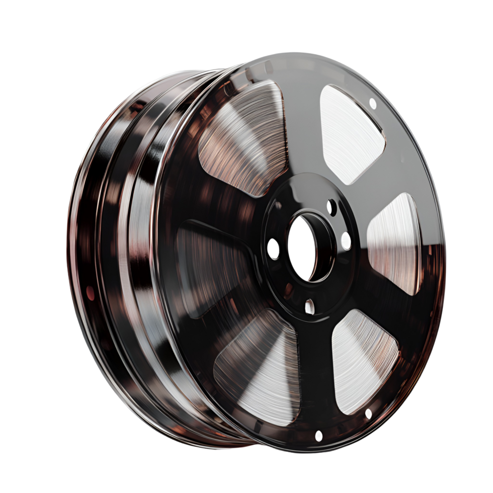 Classic Black Tire Transparent Background png