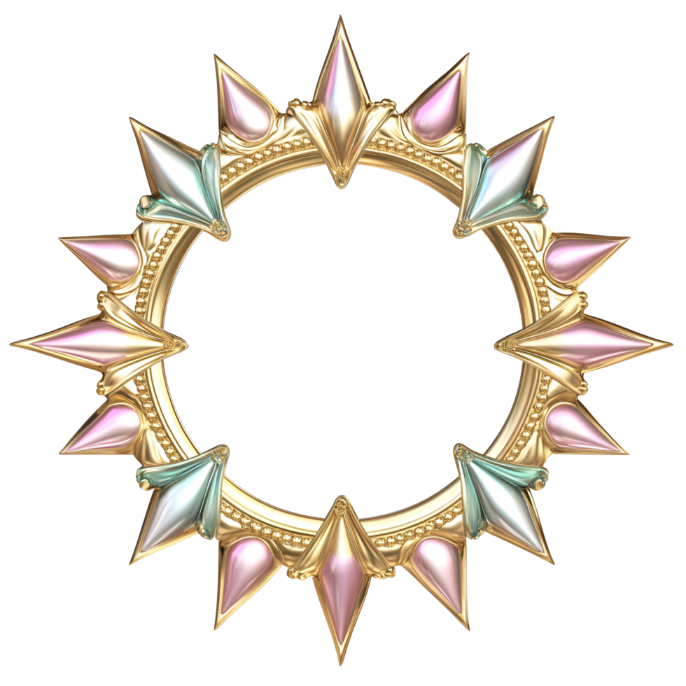 Gradient Starburst Glow Transparent Background png