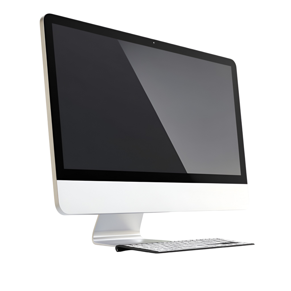 Modern Computer Monitor Transparent Background png
