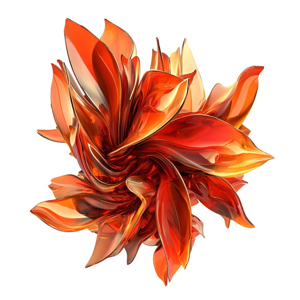 Dynamic Liquid Swirl Transparent Background png