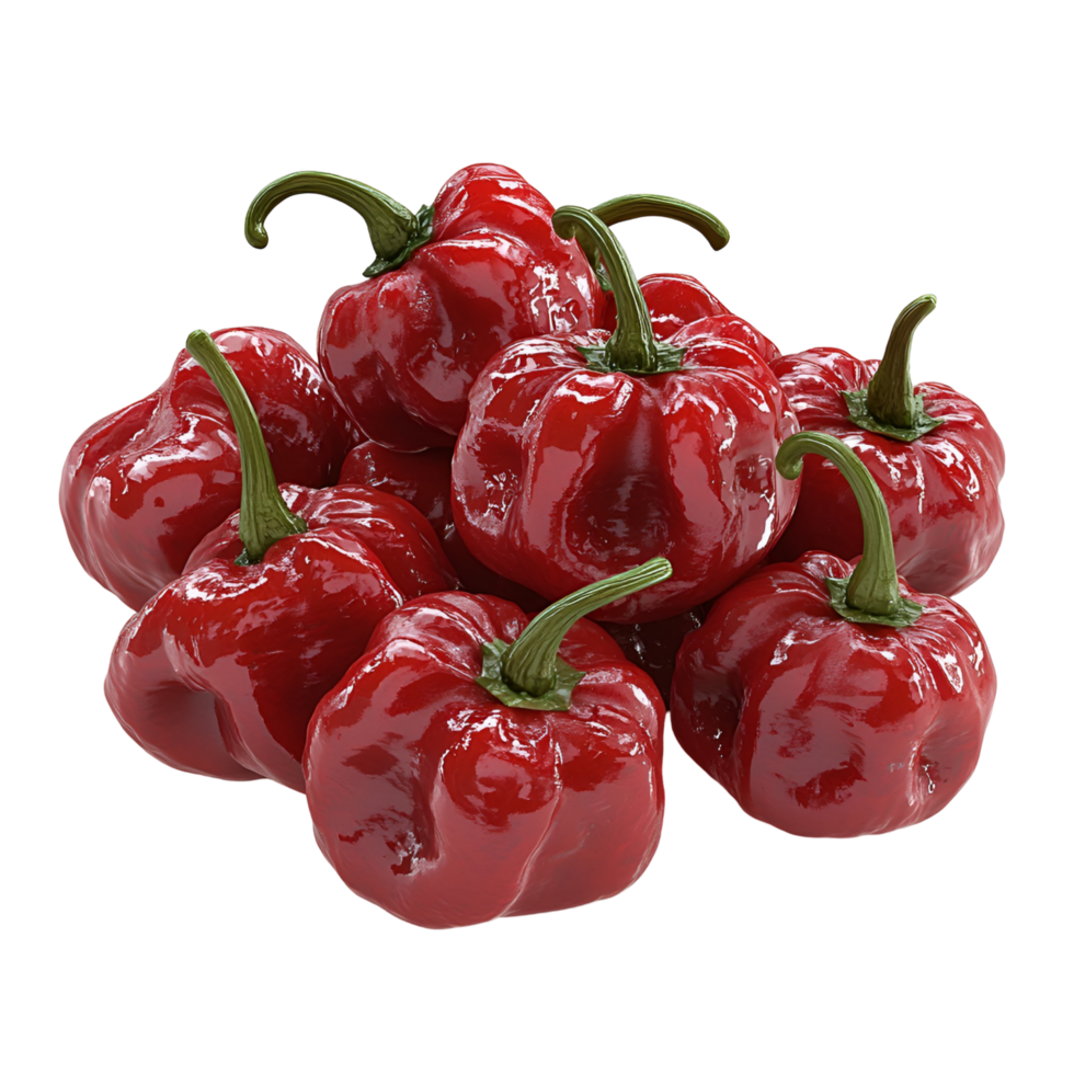 Pile Of Fresh Peppers Transparent Background png