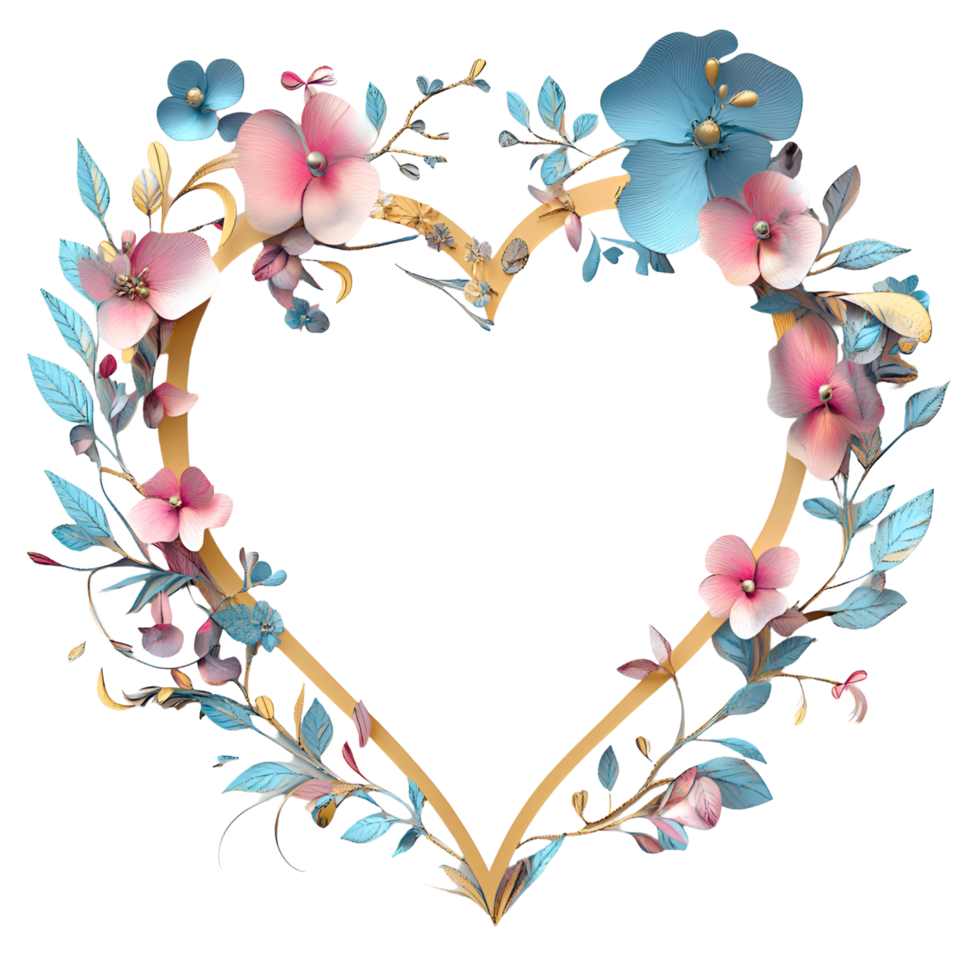 Heart Shape Cut In Fall Leaves Transparent Background png