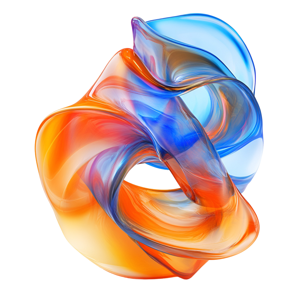 y Blue Orange Abstract Background Transparent Background png