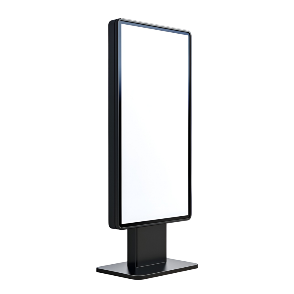 Blank Billboard On Stand Transparent Background png