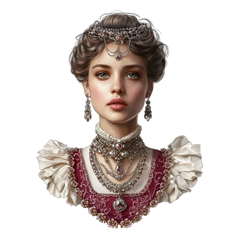 Majestic Russian Empress Transparent Background png
