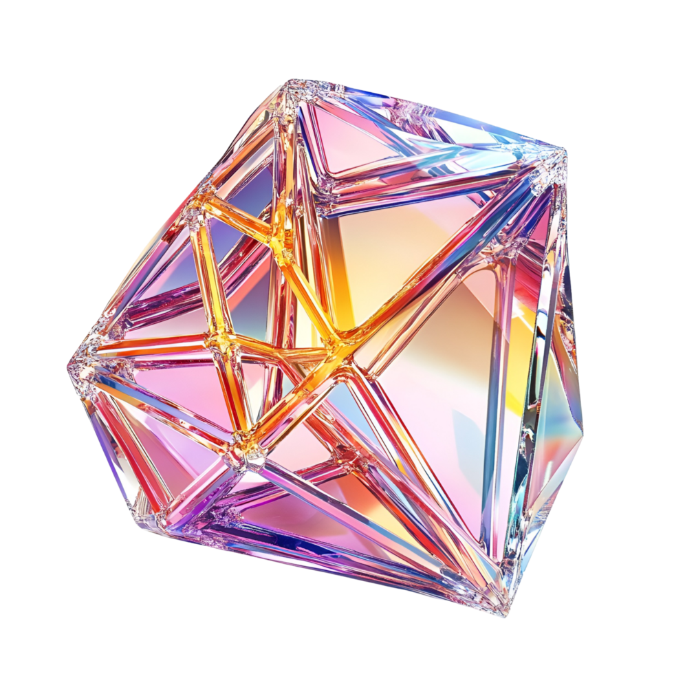 Sparkling Gemstone In Classic Frame Transparent Background png