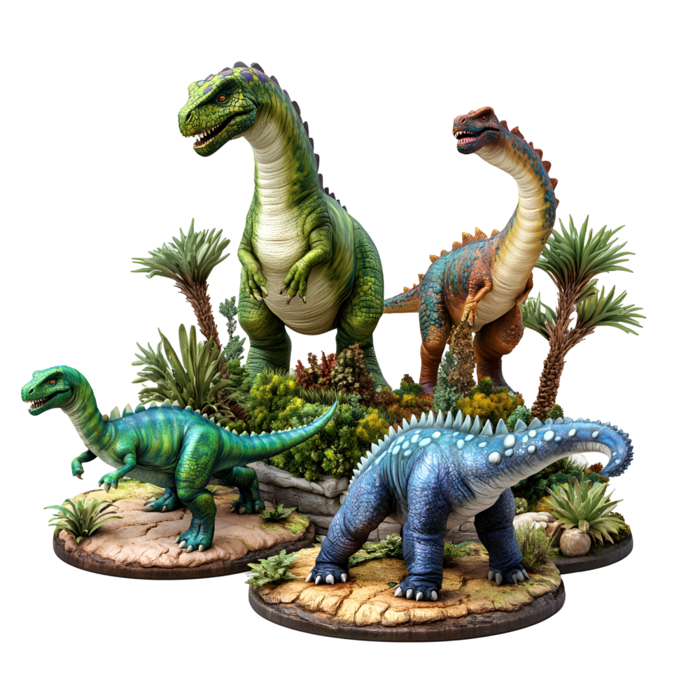 Tropical Dinosaur Island Transparent Background png