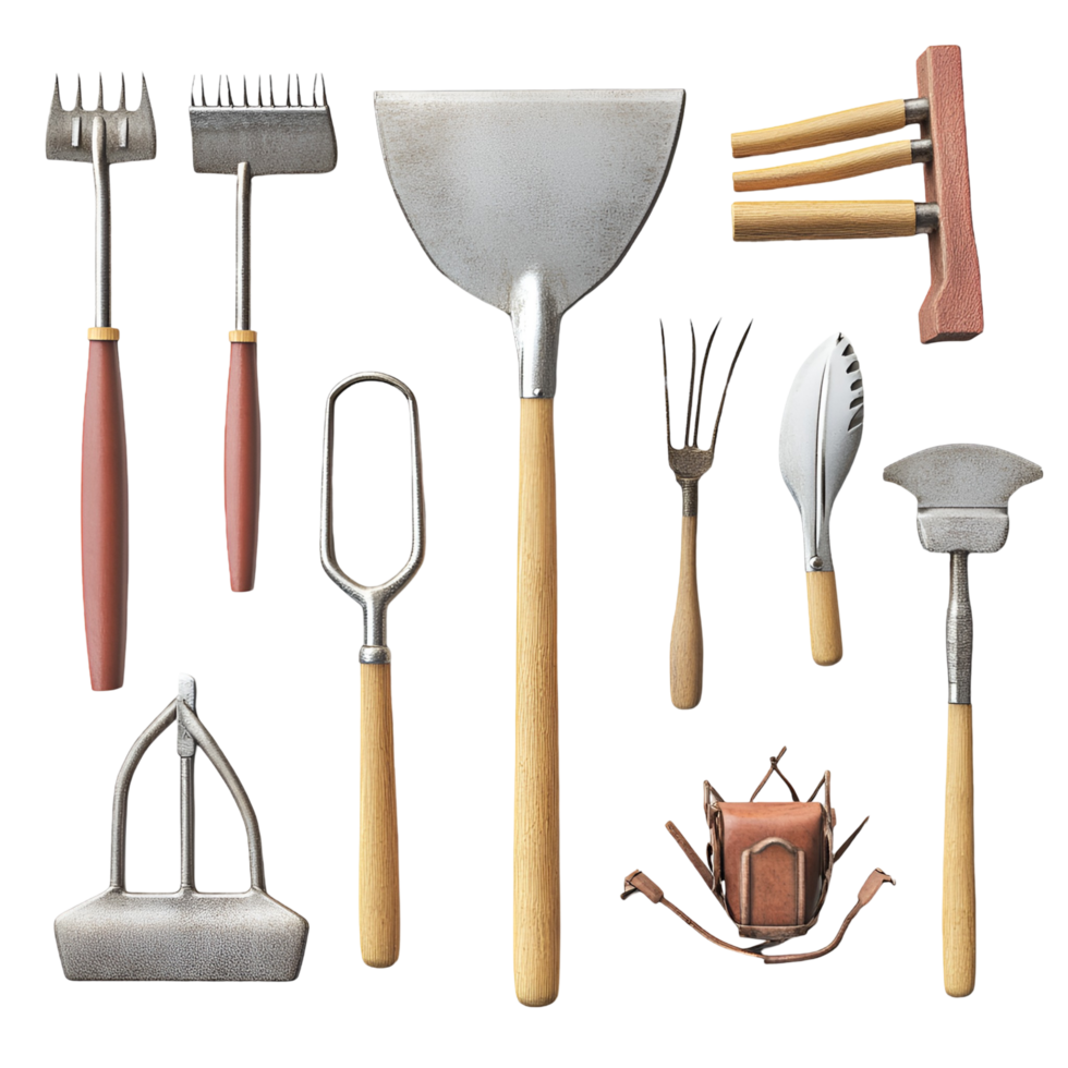 Farming Equipment And Tools Transparent Background png