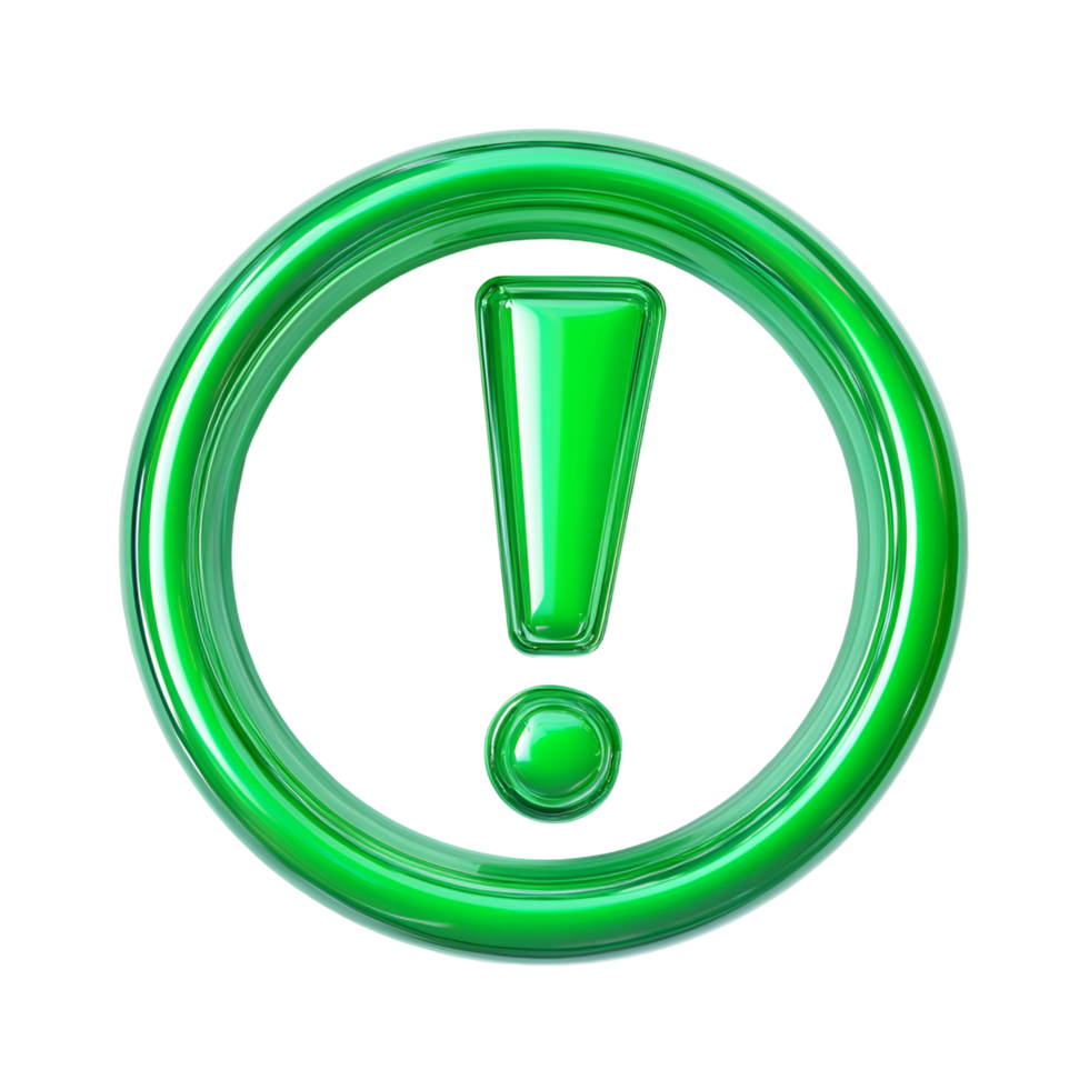Attention Exclamation Point Transparent Background png