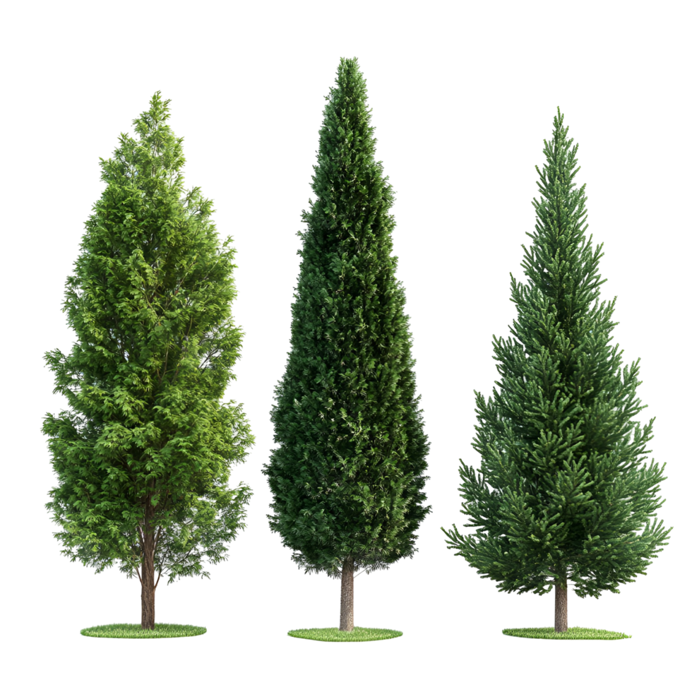 Evergreen Fir Tree Forest Transparent Background png