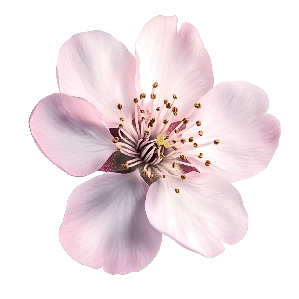 Delicate Cherry Blossom Branch Transparent Background png