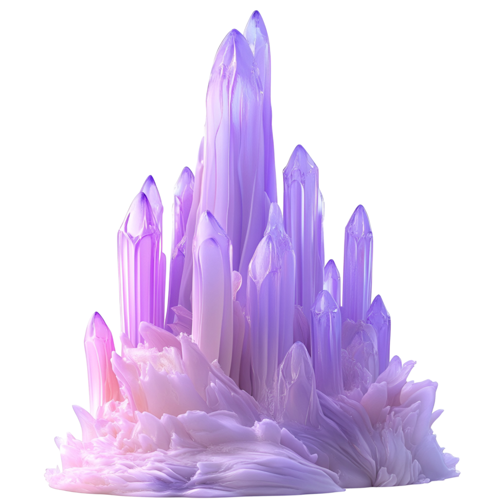 Delicate Purple Bloom Transparent Background png