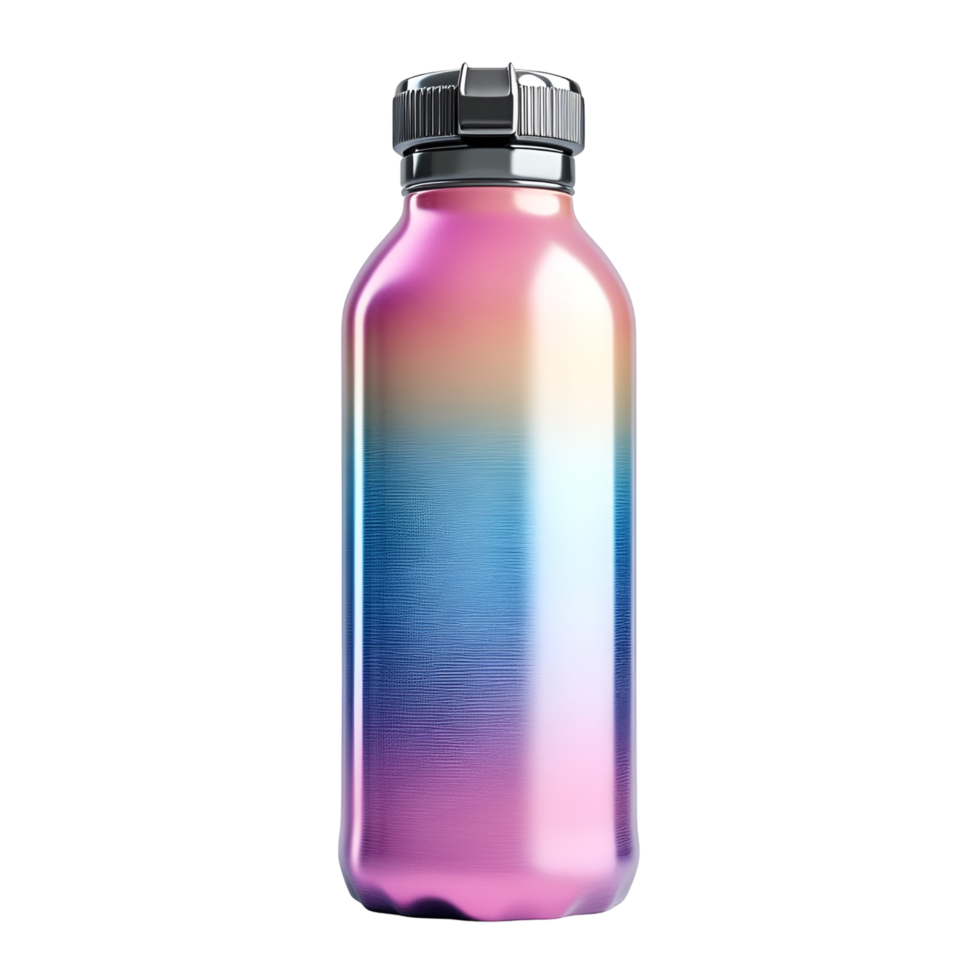 Colorful Rainbow Bottle Transparent Background png