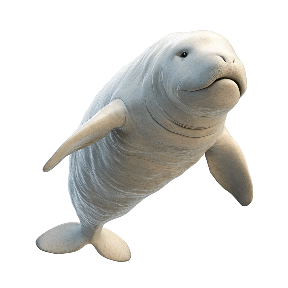 Manatee Swimming In Ocean Transparent Background png