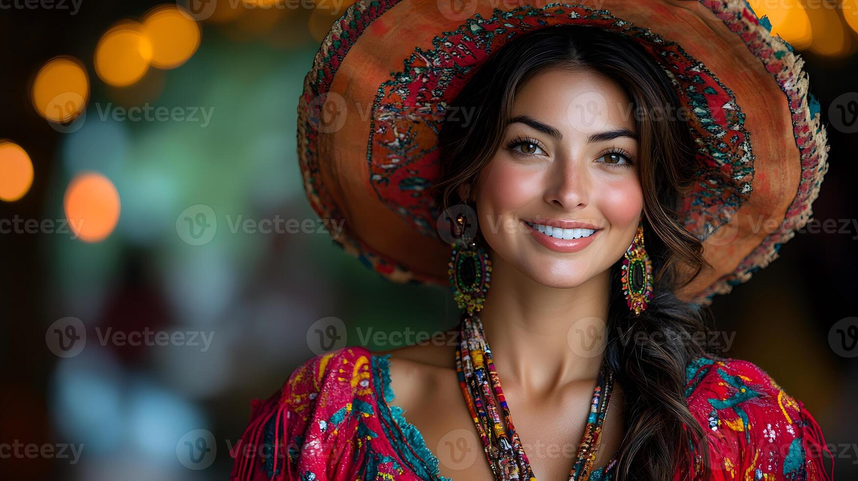 Traditional Latin American dance performance during a lively celebration. photo
