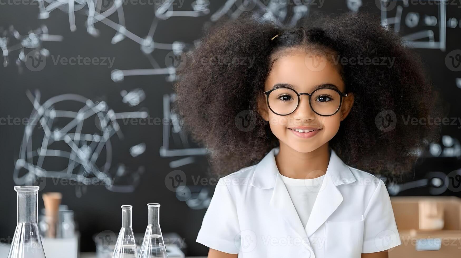 A teacher helping a student solve math problems on a blackboard, classroom setting, learning atmosphere, bright lighting photo