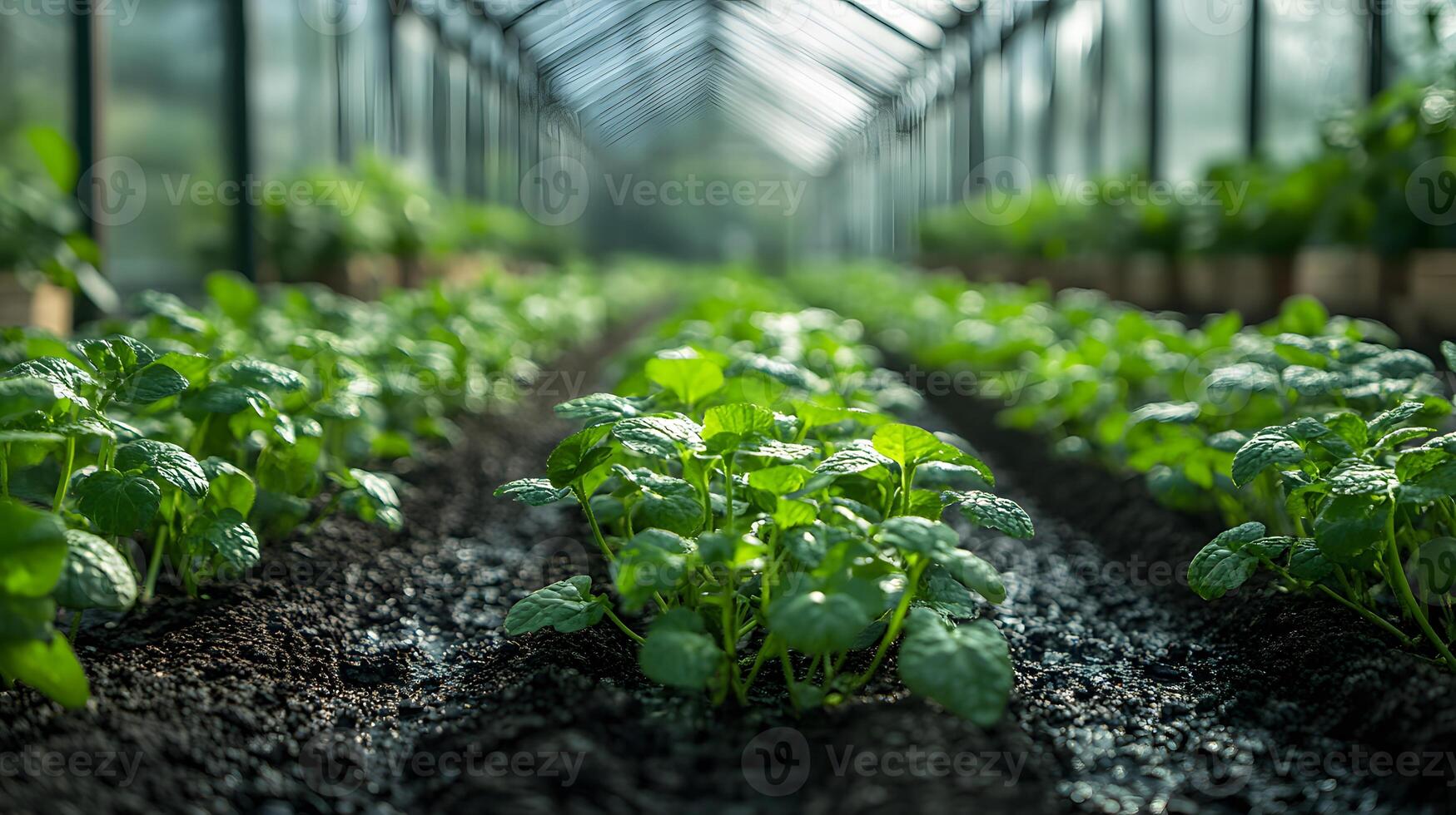 Energy-efficient greenhouses utilizing automated climate control for year-round farming photo
