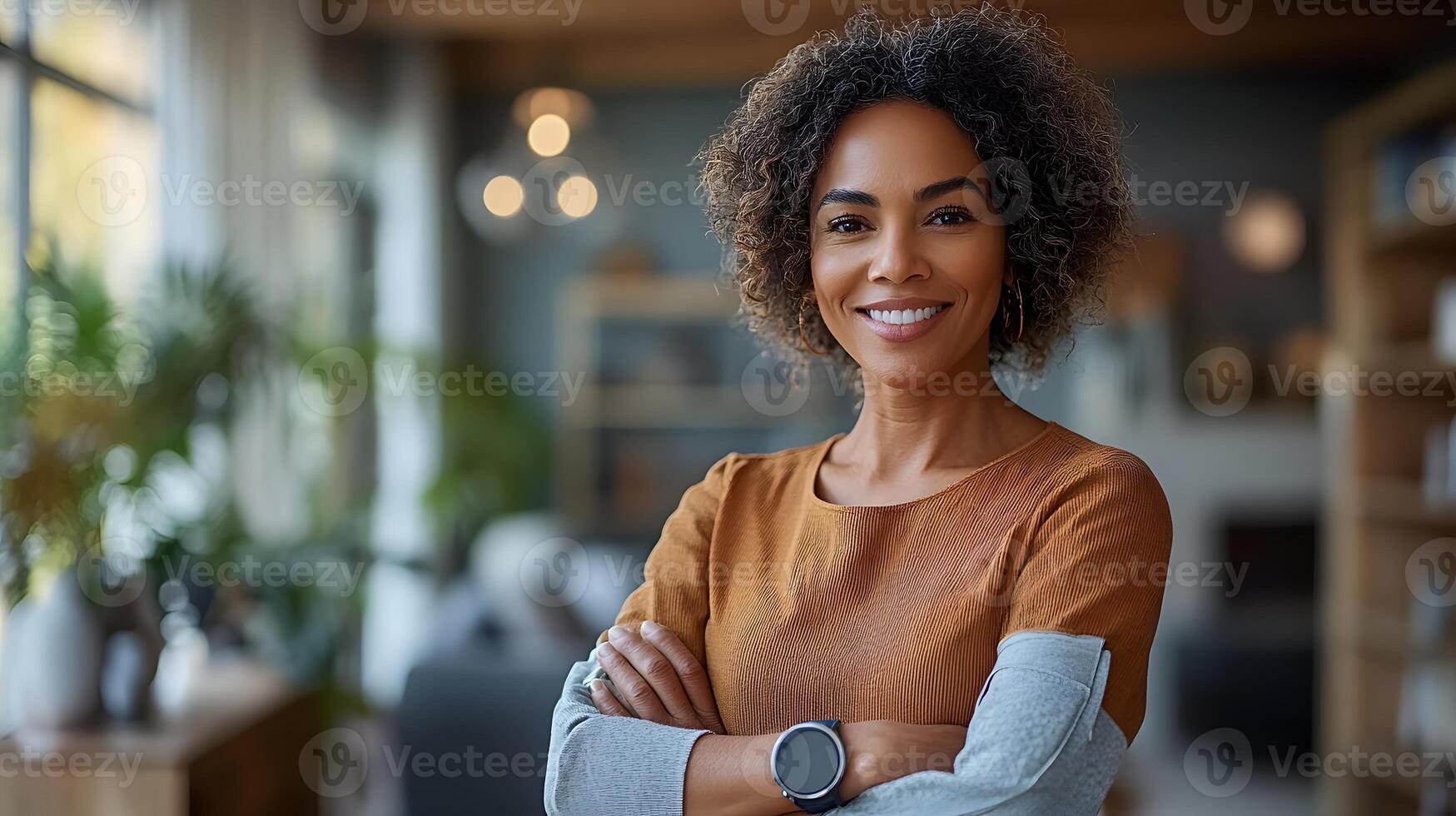 AI system tracking elderly health remotely via wearable technology in real-time photo