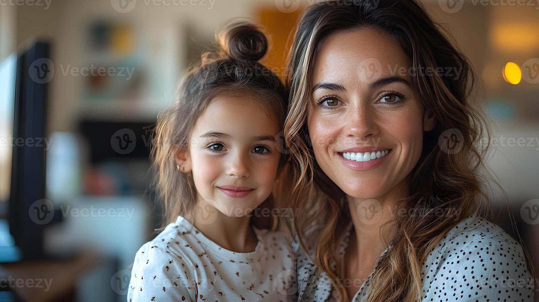 Young mother consulting pediatrician remotely with AI-driven diagnostic insights photo