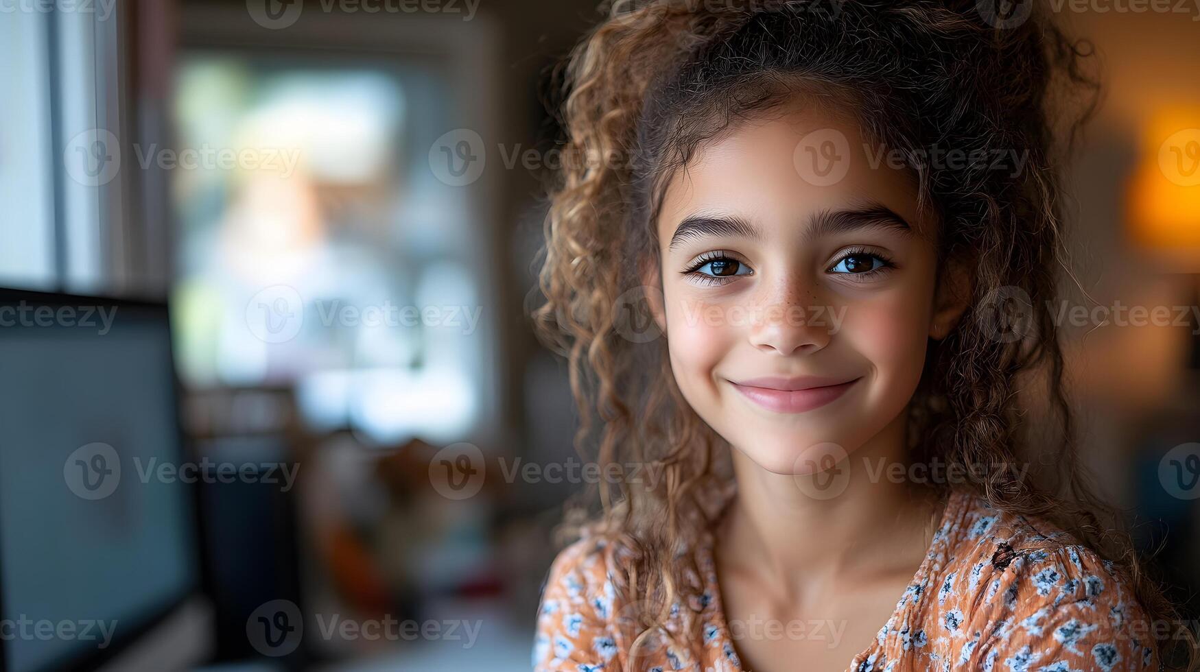 Young mother consulting a pediatrician remotely with AI driven diagnostic insights photo