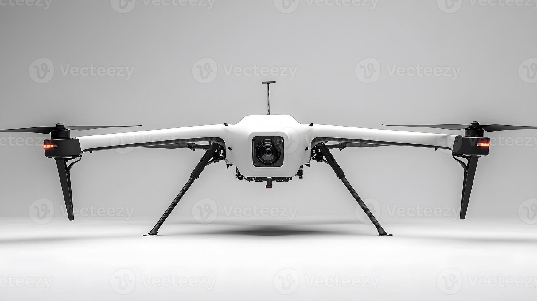 Smart agricultural systems with drones scanning crops for health data photo