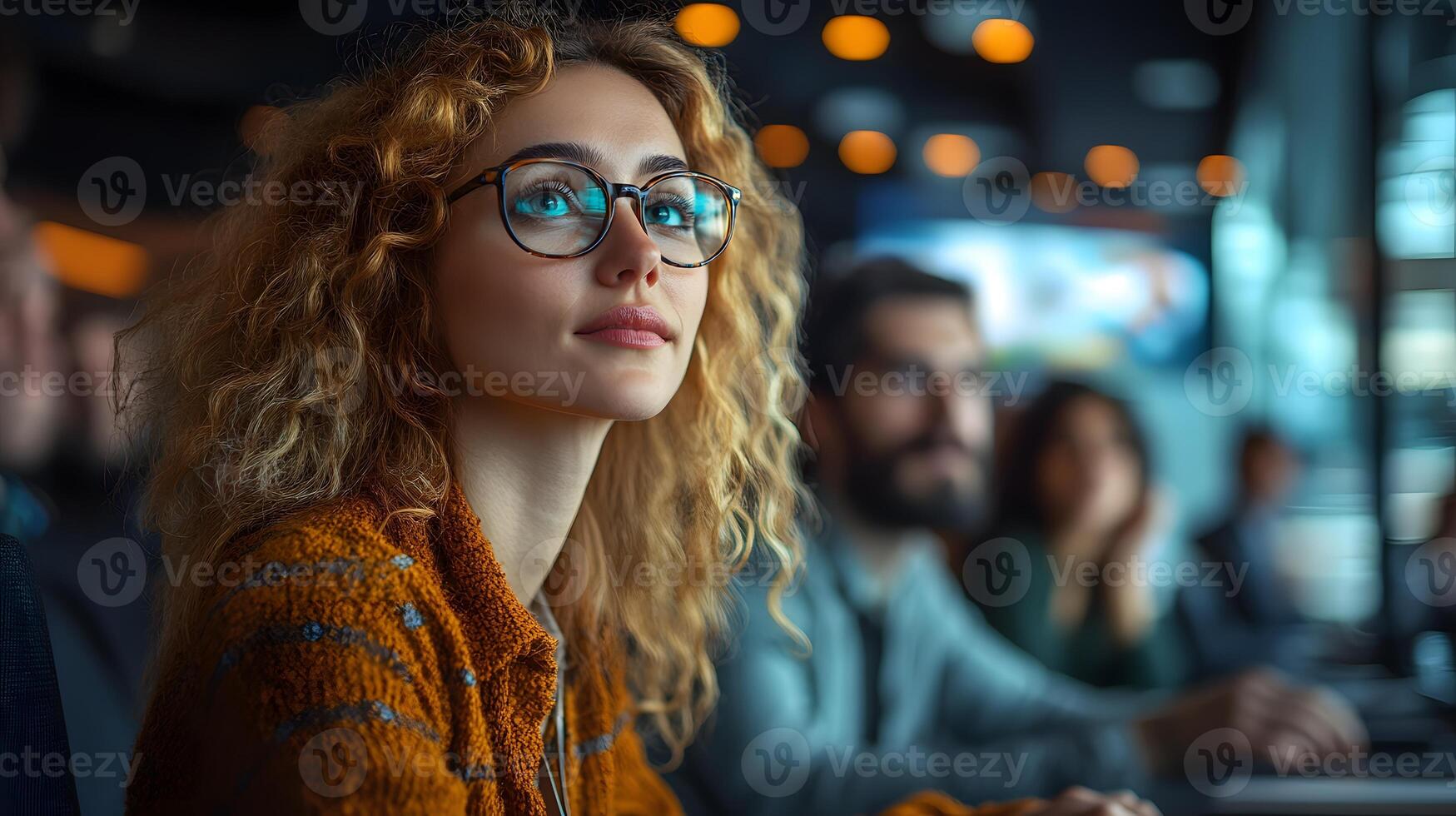 Marketers analyzing data for impactful multichannel content increasing customer interaction sales 8K realistic photo