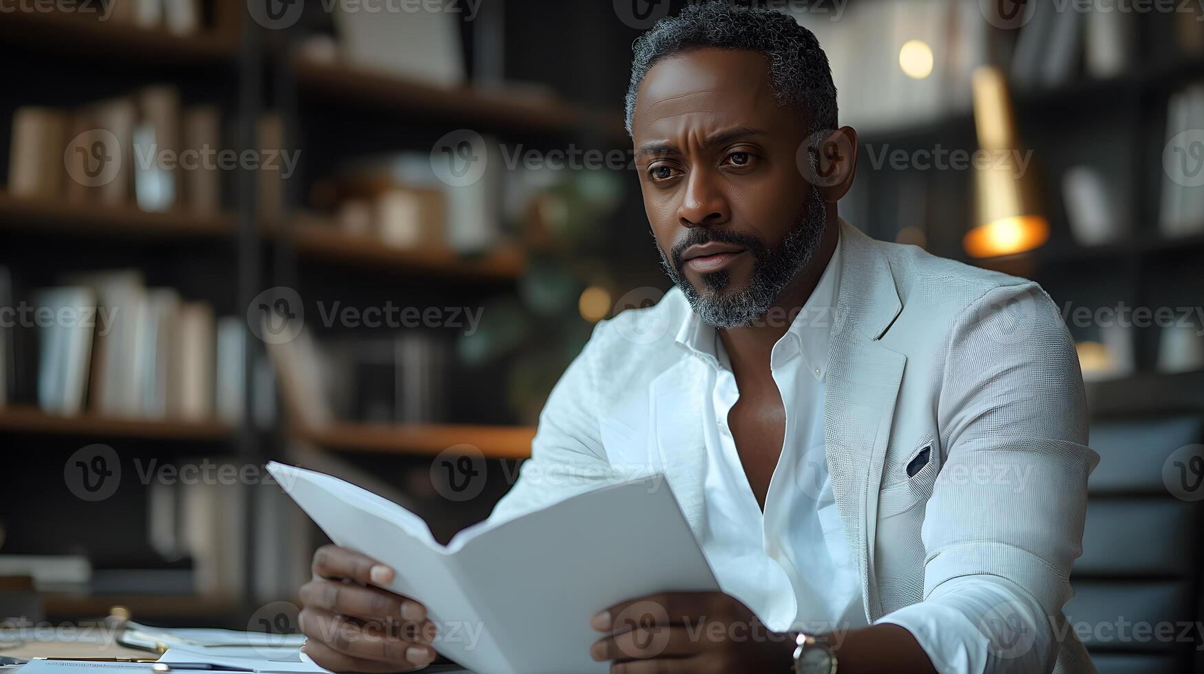 Insurance expert analyzing claim details with a high-resolution 3D animated environment, 8K detailed 3D animation render, photo