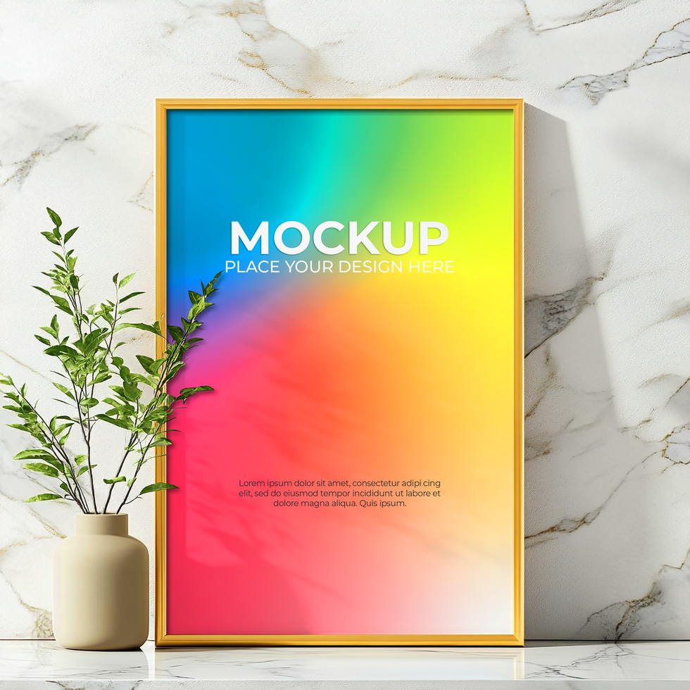 Luxury Wall Frame for Modern and Classic Home Decor psd