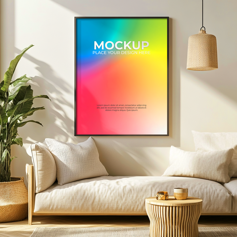 Premium Photo Frame for High-End Interior Concepts psd